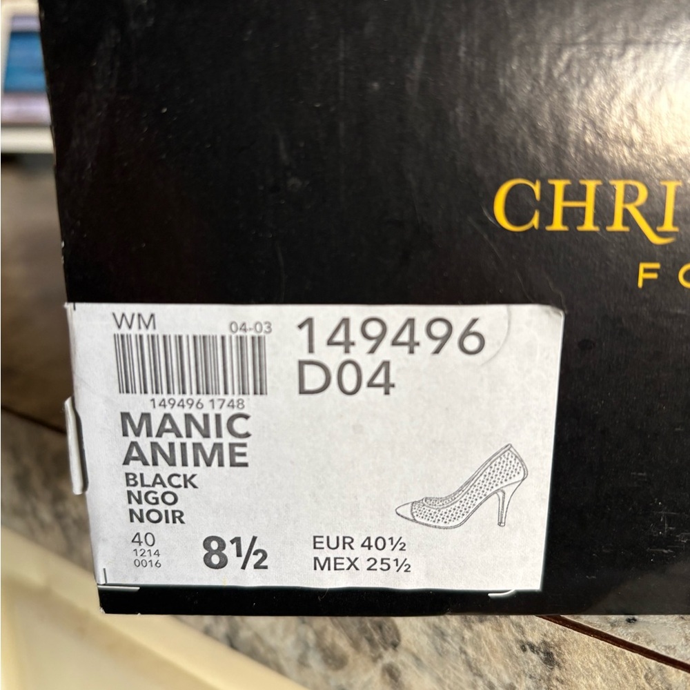 Christian Siriano Manic Anime 8 1/2 High Heels Black - Picture 5 of 8